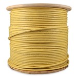 Picture of 1000ft Non-Terminated Yellow CAT 6A PVC Bulk Cable
