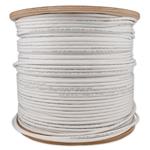 Picture of 500ft Non-Terminated White CAT 6A PVC Bulk Cable