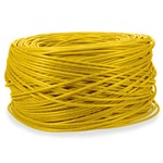 Picture of 1000ft Non-Terminated Yellow CAT 6 Plenum-Rated Bulk Cable TAA
