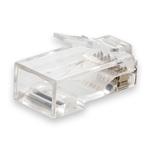 Picture of 100-Pack of Clear, CAT6 RJ-45 Connectors