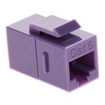 Picture of Cat6 RJ-45 (Female) to RJ-45 (Female) Purple Inline Coupler