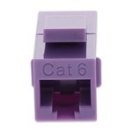 Picture of Cat6 RJ-45 (Female) to RJ-45 (Female) Purple Inline Coupler