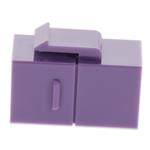 Picture of Cat6 RJ-45 (Female) to RJ-45 (Female) Purple Inline Coupler