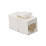 Picture of Cat6 RJ-45 (Female) to RJ-45 (Female) White Inline Coupler