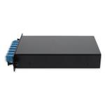 Picture of 4 Channel 1W LGX CWDM MUX and DEMUX (Duplex), 1471nm, 1491nm, 1591nm, 1611nm, with 1310 Port, 1550 Port, and UPC/LC Connector