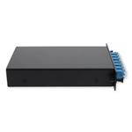 Picture of 4 Channel 1W LGX CWDM MUX and DEMUX (Duplex), 1471nm, 1491nm, 1591nm, 1611nm, with 1310 Port, 1550 Port, and UPC/LC Connector