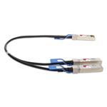 Picture of Arista Networks® to Nvidia® Compatible TAA 100GBase-CU DSFP to 2xSFP56 Direct Attach Cable (Passive Twinax, 1m)