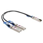 Picture of Arista Networks® to Nvidia® Compatible TAA 100GBase-CU DSFP to 2xSFP56 Direct Attach Cable (Passive Twinax, 1m)