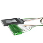 Picture of 4+2 Channel OSP DWDM Mux/Demux C32-C35 with Upgrade and Express Ports, SC/APC Connectors on 24in Single-Mode Pigtails