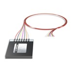 Picture of 4+2CH 100GHz DWDM Mux with C56-C59 cassette OSP STUB EXP