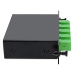 Picture of 4+3 Channel LGX DWDM Mux/Demux C20–C23 with OTDR, Test Tx/Rx, Upgrade, and Express Ports, LC/APC Connectors.