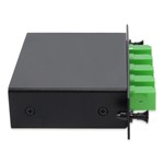 Picture of 4+3 Channel LGX DWDM Mux/Demux C24–C27 with OTDR, Test Tx/Rx, Upgrade, and Express Ports, LC/APC Connectors.