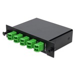 Picture of 4+3 Channel LGX DWDM Mux/Demux C28–C31 with OTDR, Test Tx/Rx, Upgrade, and Express Ports, LC/APC Connectors