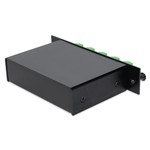 Picture of 4+3 Channel LGX DWDM Mux/Demux C32–C35 with OTDR, Test Tx/Rx, Upgrade, and Express Ports, LC/APC Connectors