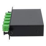 Picture of 4+3 Channel LGX DWDM Mux/Demux C40–C43 with OTDR, Test Tx/Rx, Upgrade, and Express Ports, LC/APC Connectors