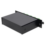 Picture of 4+3 Channel LGX DWDM Mux/Demux C40–C43 with OTDR, Test Tx/Rx, Upgrade, and Express Ports, LC/APC Connectors