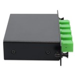 Picture of 4+3 Channel LGX DWDM Mux/Demux C60–C63 with OTDR, Test Tx/Rx, Upgrade, and Express Ports, LC/APC Connectors