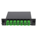 Picture of 8+3 Channel LGX DWDM Mux/Demux C16–C23 with OTDR, Test Tx/Rx, Upgrade, and Express Ports, LC/APC Connectors