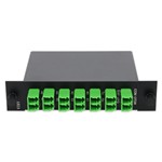 Picture of 8+3 Channel LGX DWDM Mux/Demux C40–C47 with OTDR, Test Tx/Rx, Upgrade, and Express Ports, LC/APC Connectors