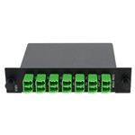 Picture of 8+3 Channel LGX DWDM Mux/Demux C48–C55 with OTDR, Test Tx/Rx, Upgrade, and Express Ports, LC/APC Connectors