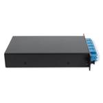 Picture of 8 Channel 1W LGX DWDM MUX and DEMUX (Duplex), ITU 100GHz, Channels 38-45, with Express Port and Monitor Port, and UPC/LC Connectors