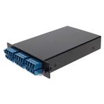 Picture of 8ch 1W LGX DWDM Mux and Demux (Duplex), ITU 100GHz Channel 28 - 35 w/Express, Monitor & 1310 ports, UPC/LC Connectors