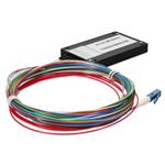 Picture of 4 Channel DWDM MUX DEMUX Splice CARTRIDGE, Channels 52-55, with Express Port and Monitor Port