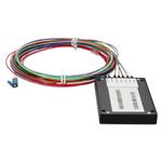 Picture of 4 Channel DWDM MUX DEMUX Splice CARTRIDGE, Channels 57-60, with Express Port and Monitor Port