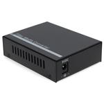 Picture of 10/100Base-TX(RJ-45) to 100Base-BXU(SC) BiDi SMF 1310nmTX/1550nmRX 40km Media Converter