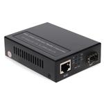 Picture of 10/100Base-TX(RJ-45) to Open SFP Port POE Media Converter