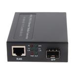 Picture of 10/100Base-TX(RJ-45) to Open SFP Port POE Media Converter