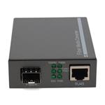 Picture of 10/100/1000Base-TX(RJ-45) to 1000Base-LX(LC) SMF 1310nm 10km Media Converter