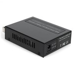 Picture of 2x 10/100/1000Base-TX(RJ-45) to 1000Base-SX(LC) MMF 850nm 550m Media Converter with PoE+