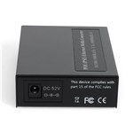Picture of 2x 10/100/1000Base-TX(RJ-45) to 1000Base-SX(LC) MMF 850nm 550m Media Converter with PoE+