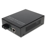 Picture of 10/100/1000Base-TX(RJ-45) to 1000Base-LX(SC) SMF 1310nm 10km POE Media Converter