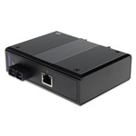 Picture of 10/100/1000Base-TX(RJ-45) to 1000Base-SX(SC) MMF 850nm 550m Industrial Mini Media Converter With POE+