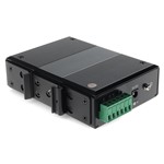 Picture of 10/100/1000Base-TX(RJ-45) to 1000Base-SX(SC) MMF 850nm 550m Industrial Mini Media Converter With POE+
