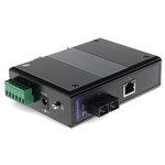 Picture of 10/100/1000Base-TX(RJ-45) to 1000Base-SX(SC) MMF 850nm 550m Industrial Mini Media Converter With POE+