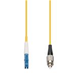 Picture of 8m LC to FC Yellow OS2 Simplex OFNR (Riser-Rated) SMF Fiber Patch Cable