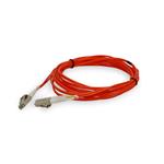 Picture of 0.5m LC to LC Orange OM1 Duplex OFNR (Riser-Rated) MMF Fiber Patch Cable