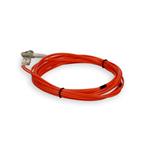 Picture of 0.5m LC to LC Orange OM1 Duplex OFNR (Riser-Rated) MMF Fiber Patch Cable