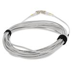 Picture of 10m LC to LC Gray OM4 Duplex OFNP (Plenum-Rated) TAA Fiber Patch Cable