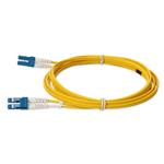 Picture of 10m LC to LC Yellow OS2 Duplex LSZH SMF Fiber Patch Cable
