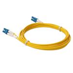 Picture of 10m LC to LC Yellow OS2 Duplex LSZH SMF Fiber Patch Cable