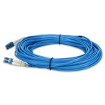 Picture of 16ft LC to LC Blue OS2 Duplex OFNR (Riser-Rated) SMF Fiber Patch Cable