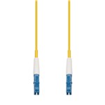 Picture of 19m LC to LC Yellow OS2 Simplex OFNR (Riser-Rated) SMF Fiber Patch Cable