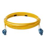 Picture of 1m LC to LC Yellow OS2 Duplex LSZH SMF Fiber Patch Cable