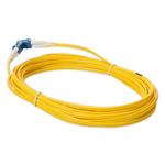 Picture of 2.5m LC to LC Yellow OS2 Duplex OFNR (Riser-Rated) SMF Fiber Patch Cable