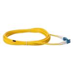 Picture of 2.5m LC to LC Yellow OS2 Duplex OFNR (Riser-Rated) SMF Fiber Patch Cable