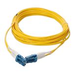 Picture of 2.5m LC to LC Yellow OS2 Duplex OFNR (Riser-Rated) SMF Fiber Patch Cable